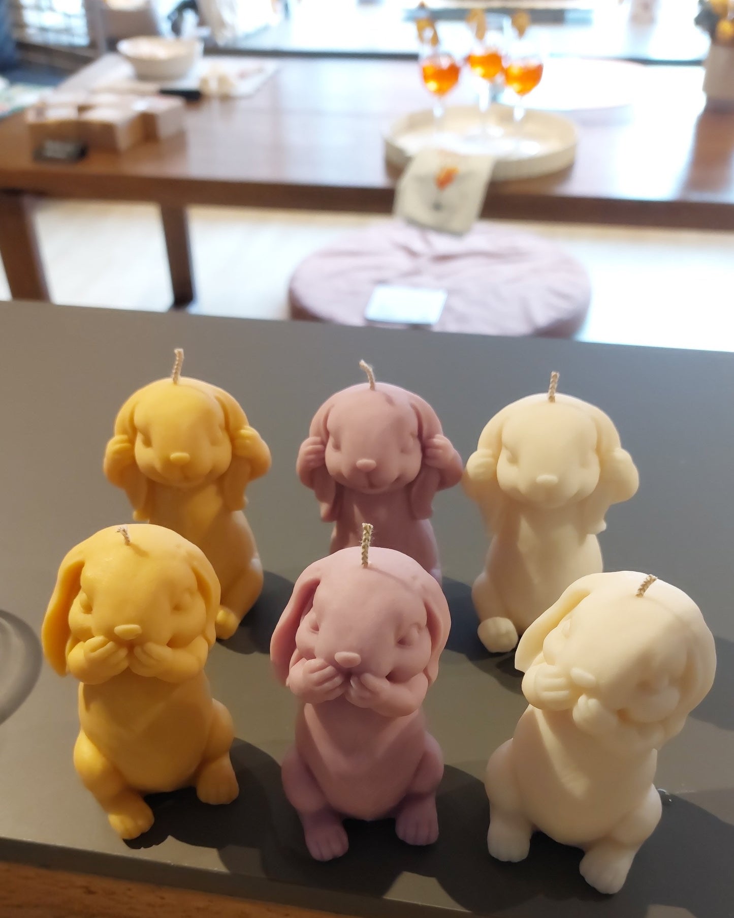 Rabbit candles