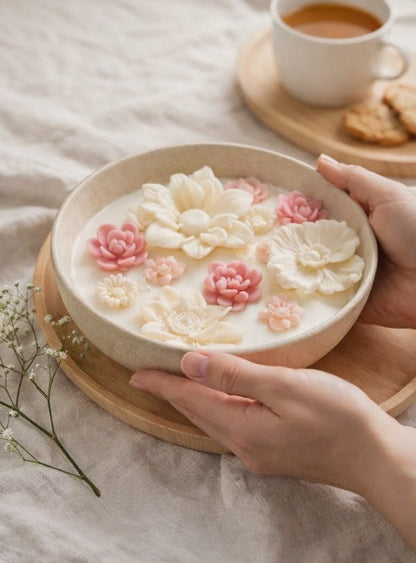 Kerzenblüten Workshop inkl. Prosecco – Deine eigene Flower Candle gestalten