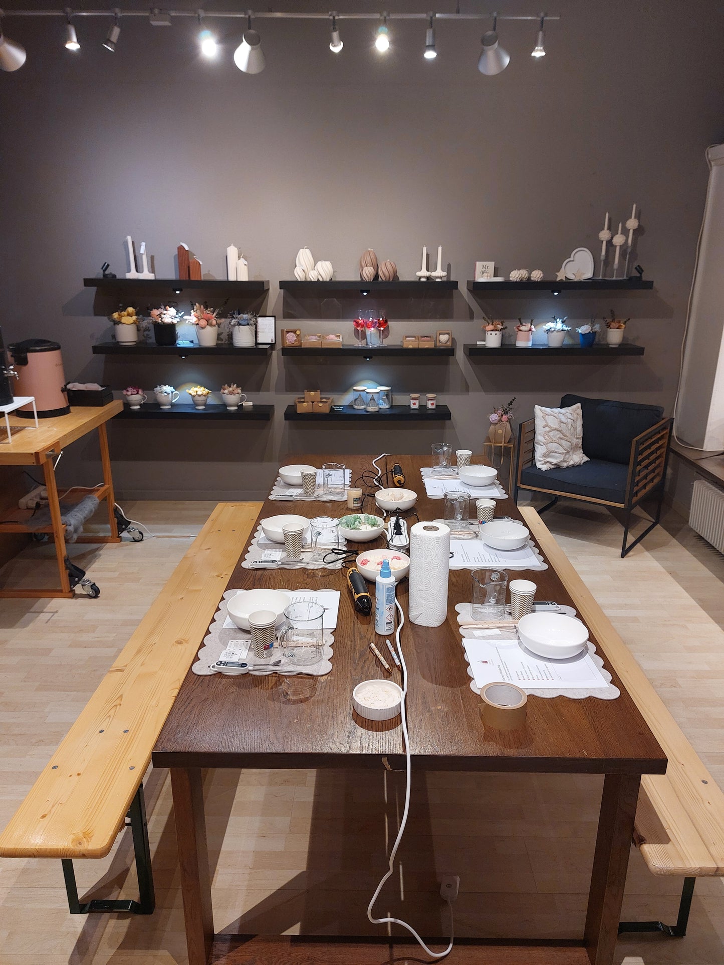 Coffee, Croissant & Pot Painting | Creative Workshop at Glowing Celebrations